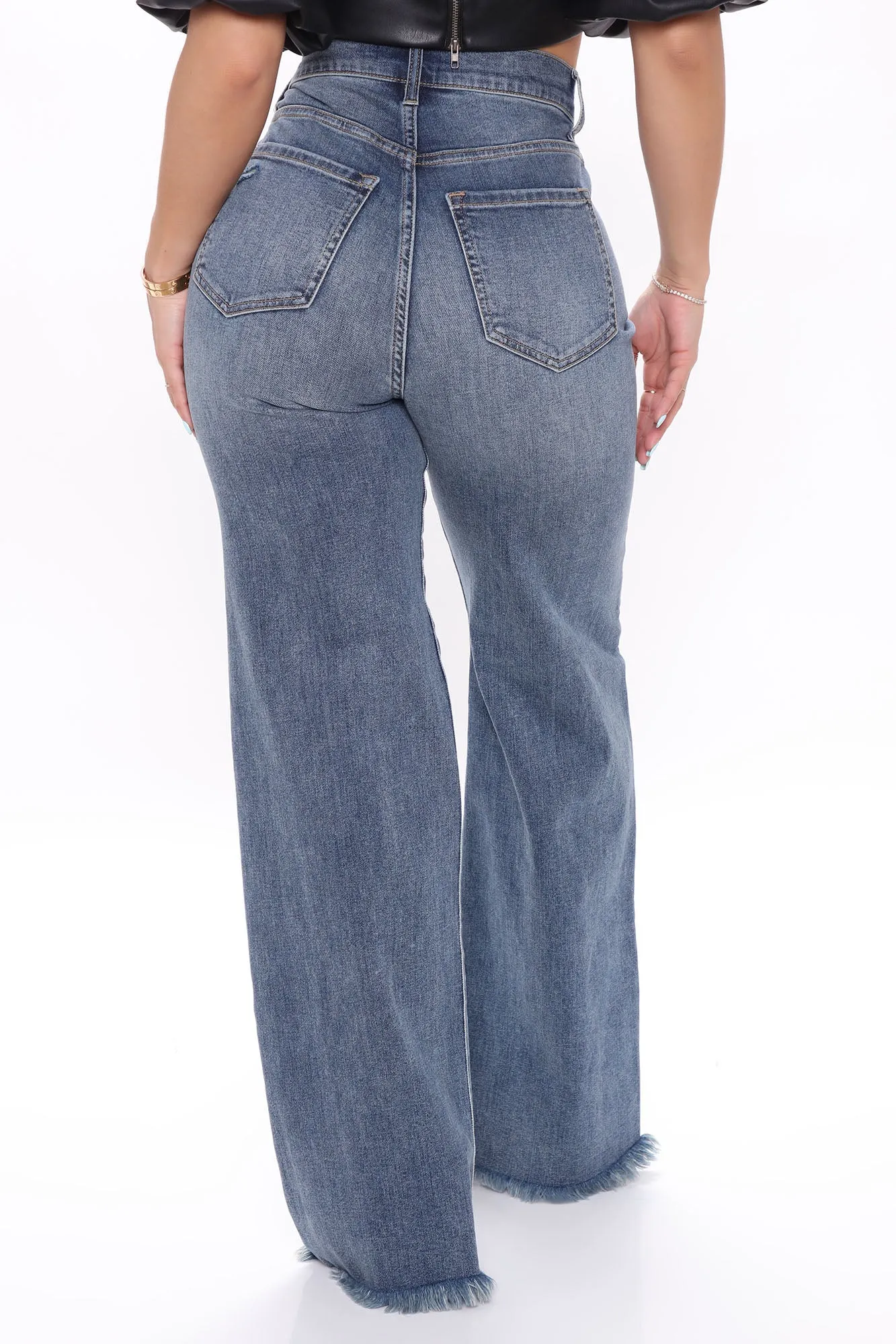 A Love Like This Straight Leg Jeans - Medium Blue Wash