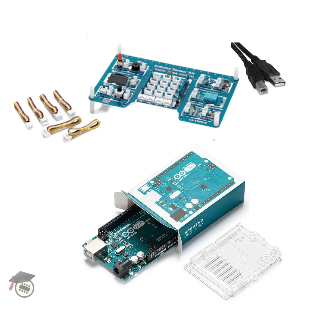 Arduino sensor kit with Arduino Uno Rev 3