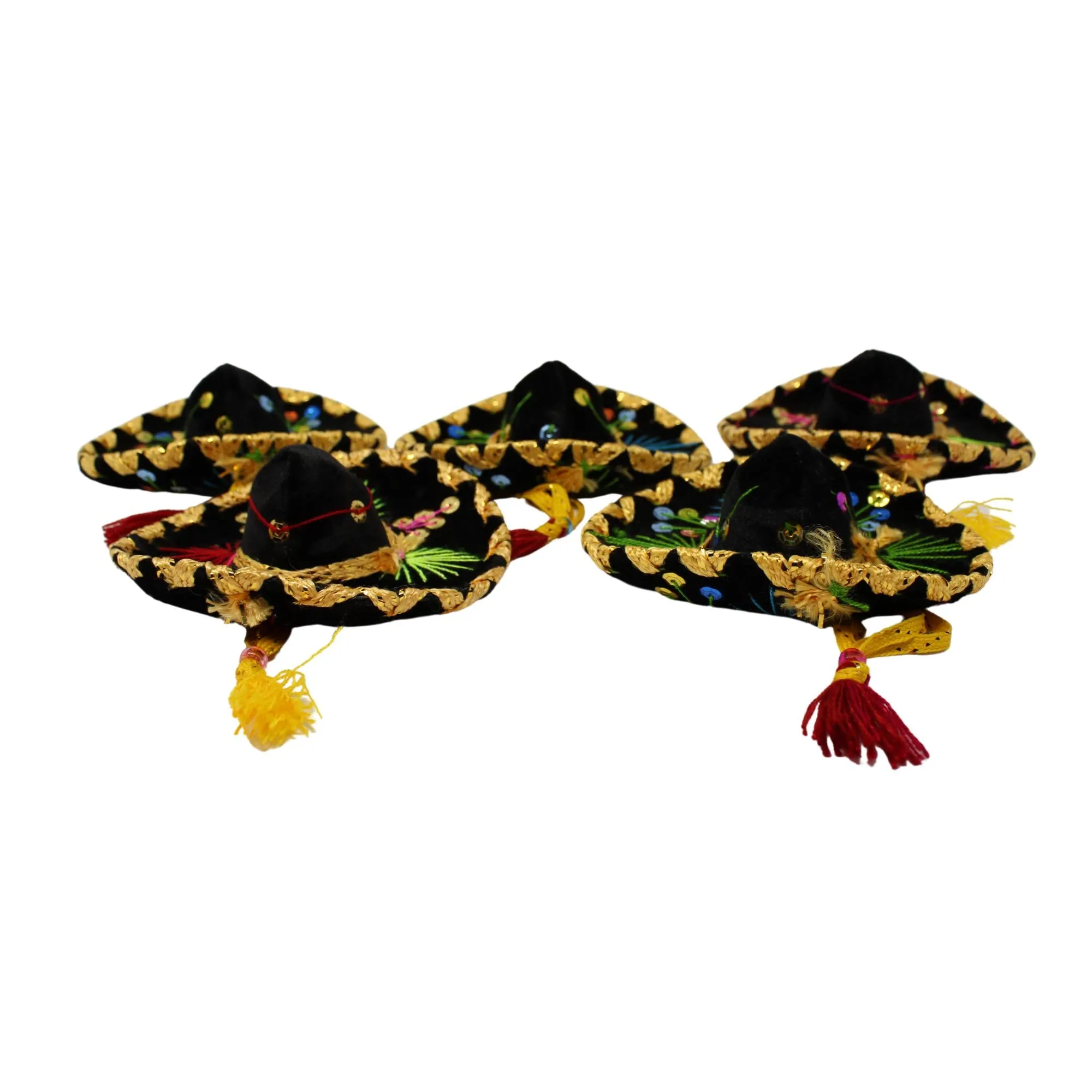 Authentic Mini Sombreros in Black