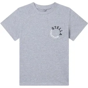 Boys Grey Circle Logo T-shirt