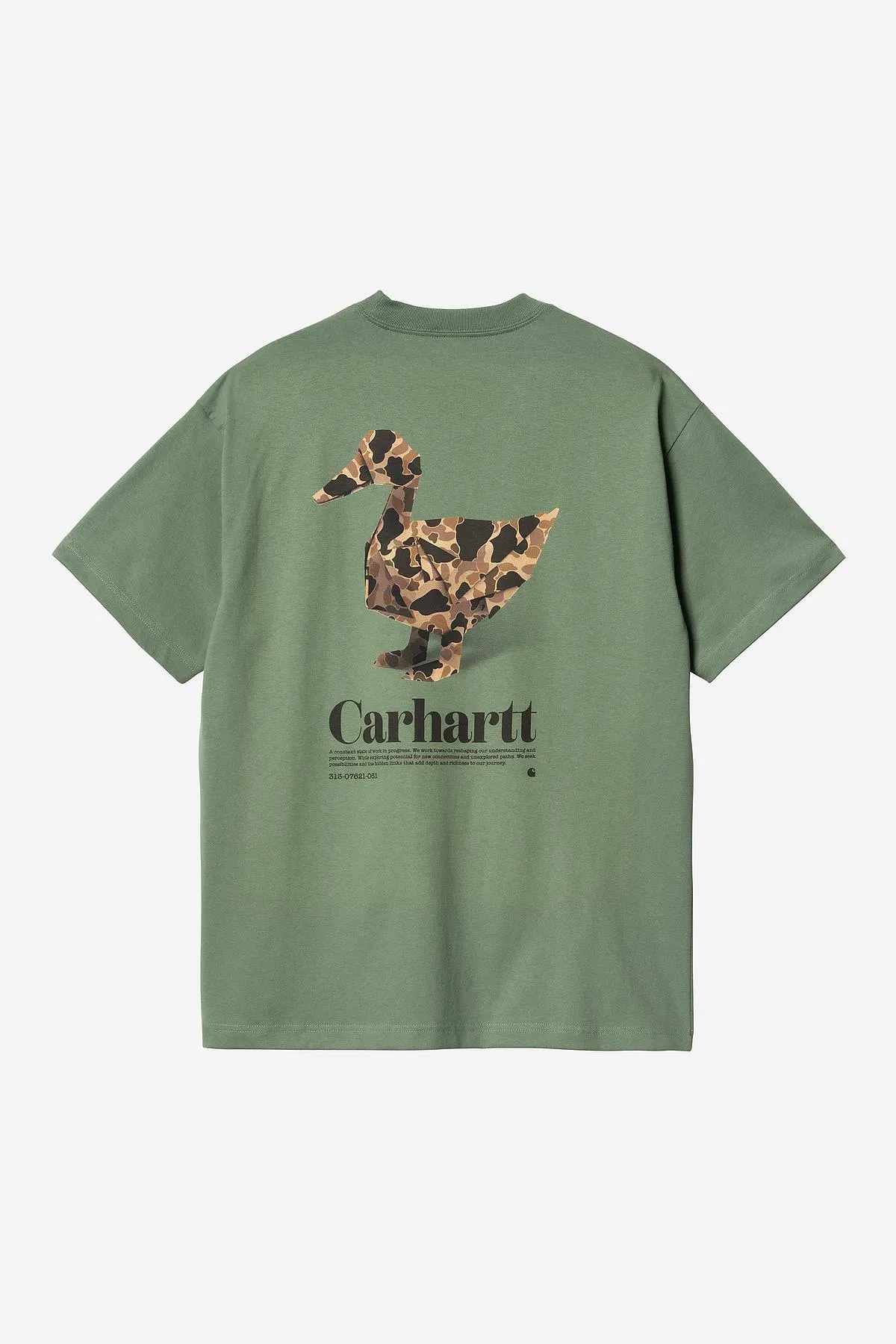 Carhartt Wip Fold Duck T-shirt Verde Uomo