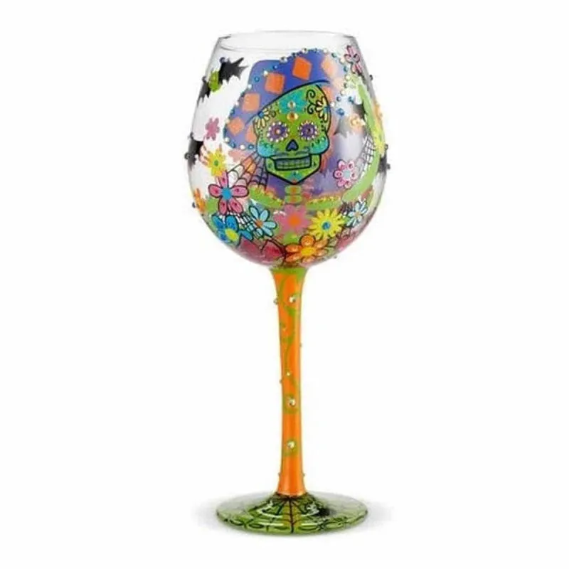 Copa de vino Superbling "Sugar Skulls"