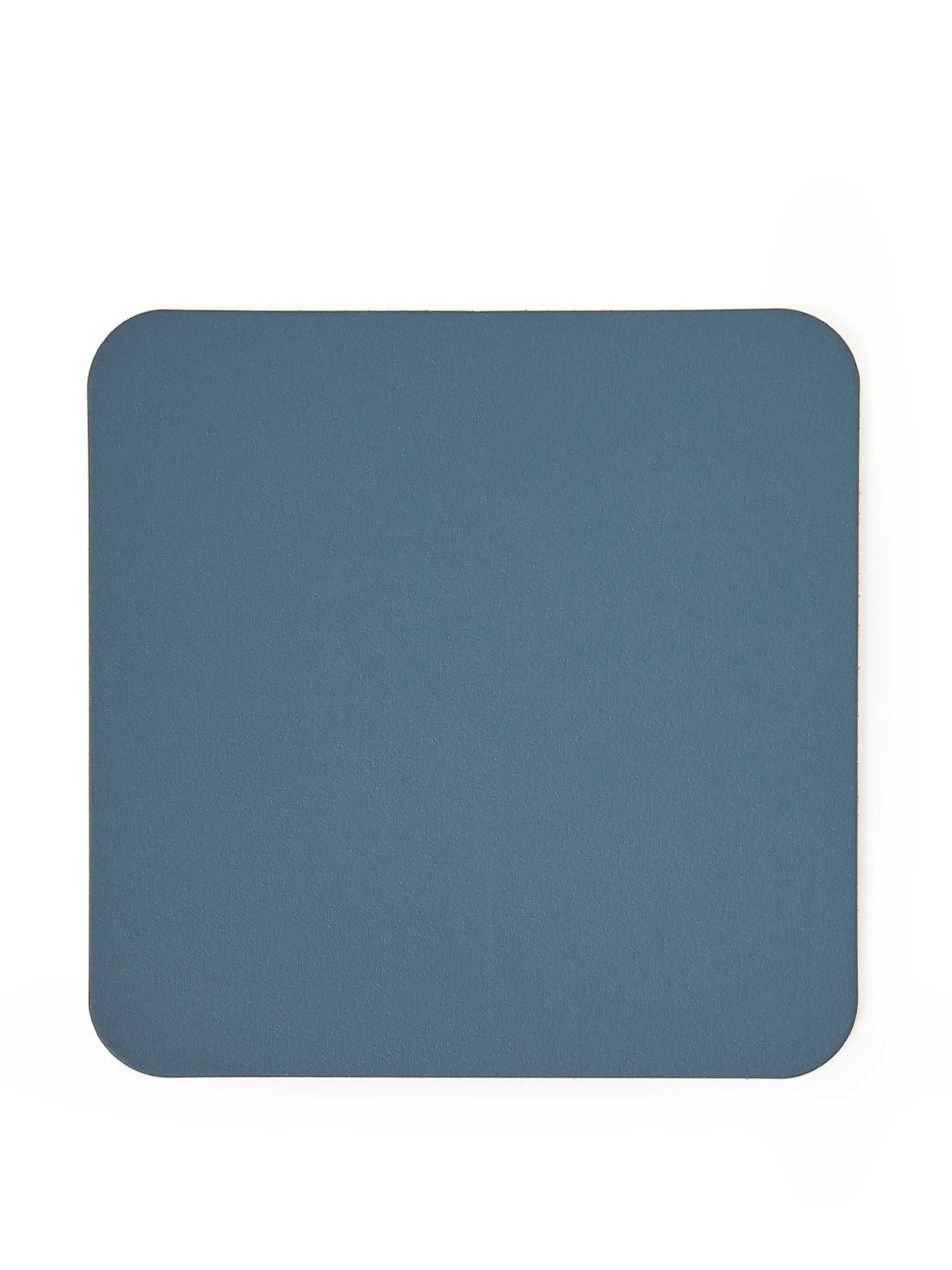 Cuero two tone square leather coaster