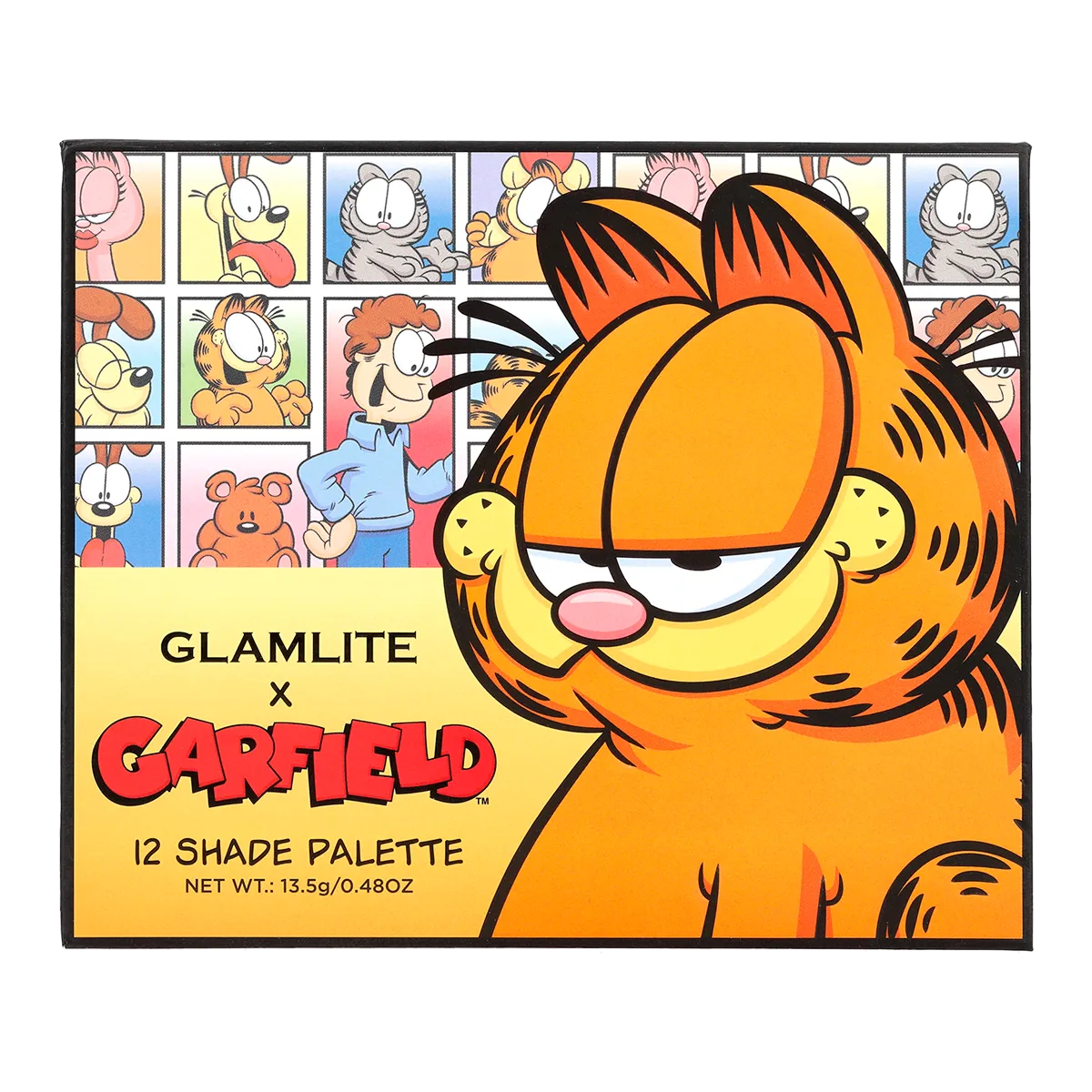 Garfield x Glamlite 12 Shadow Palette