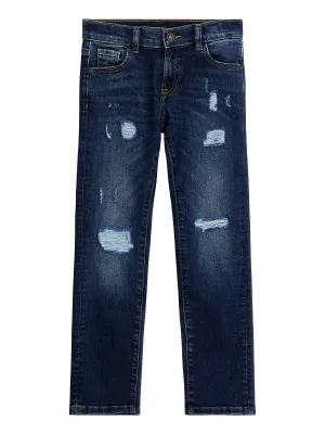 Guess Pantaloni Blu Da Bambino