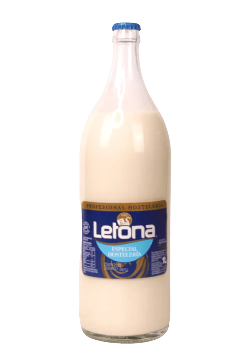 Leche Letona Semi-Desnatada 1 Lt Retornable - Pack 1 Ud