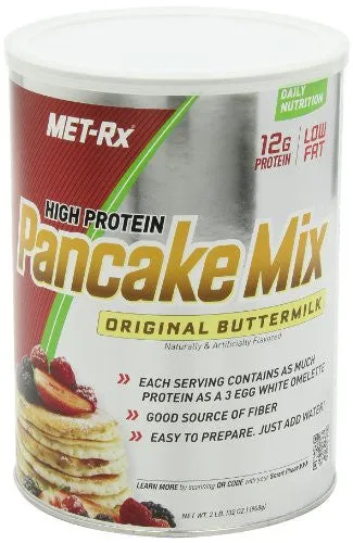 Mezcla Para Pancakes de Met-Rx con 12g de Proteína