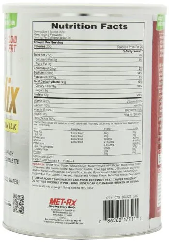 Mezcla Para Pancakes de Met-Rx con 12g de Proteína