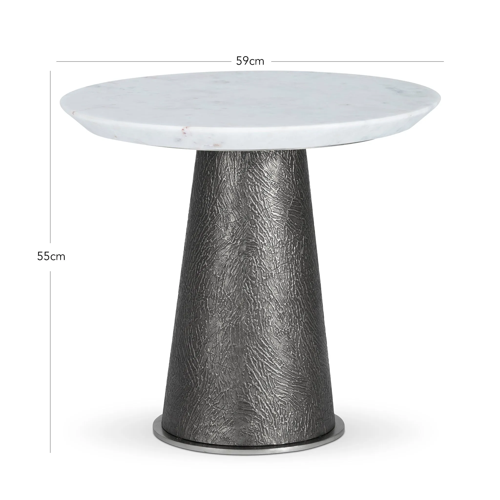 NESTING SILVER MEDIO COFFEE TABLE