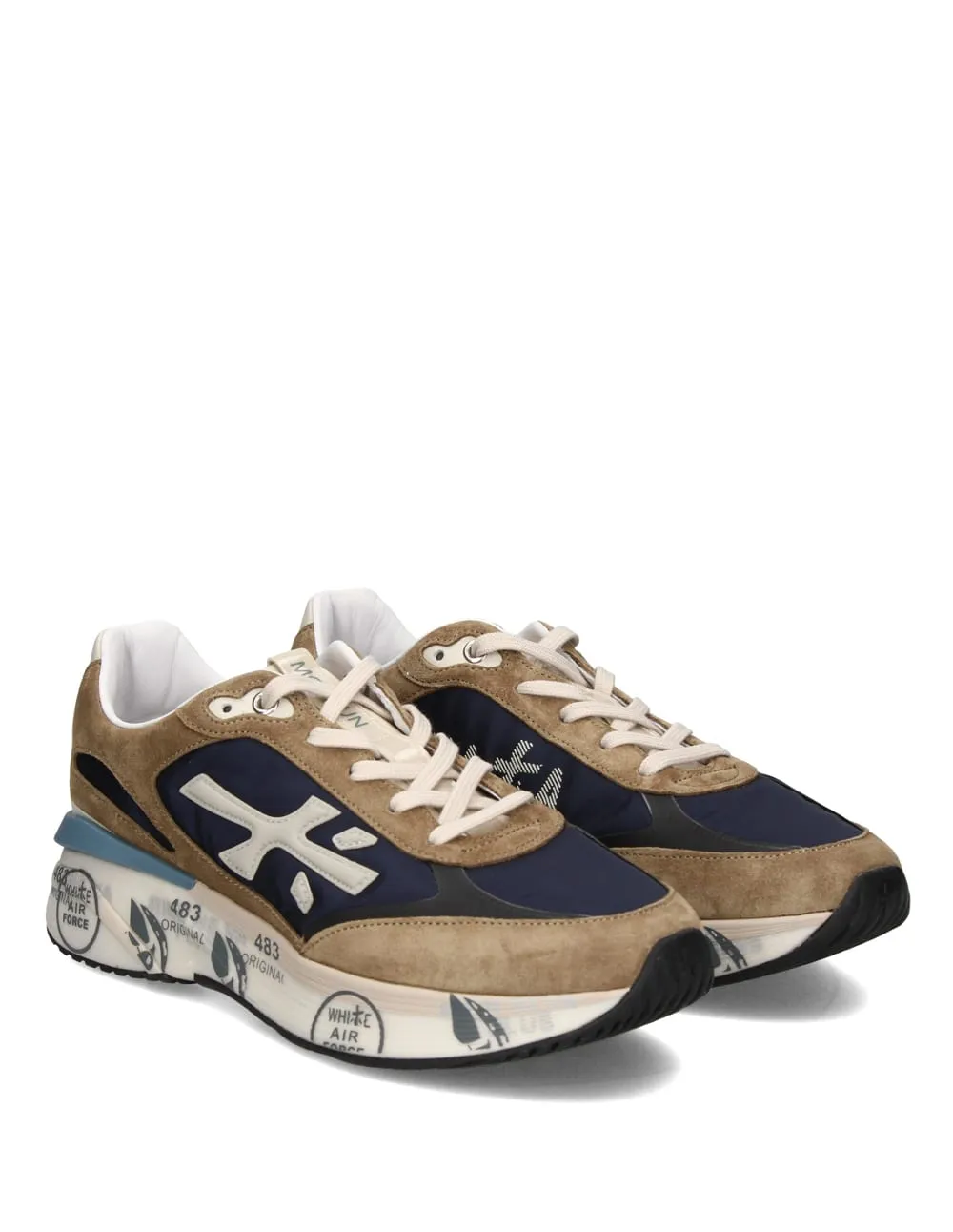 Premiata Moerun 6448 Marrones y Azules Hombre