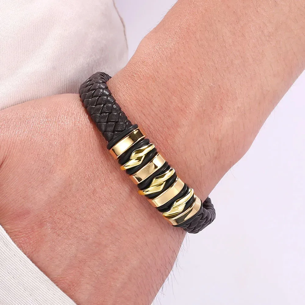 Pulsera de hombre de acero inoxidable.