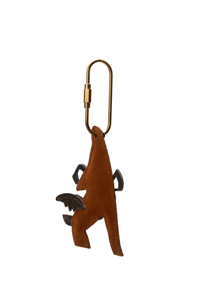 The Flying Dog Leather Charm