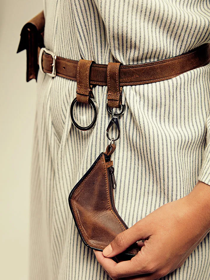 The Pouch Belt Brown