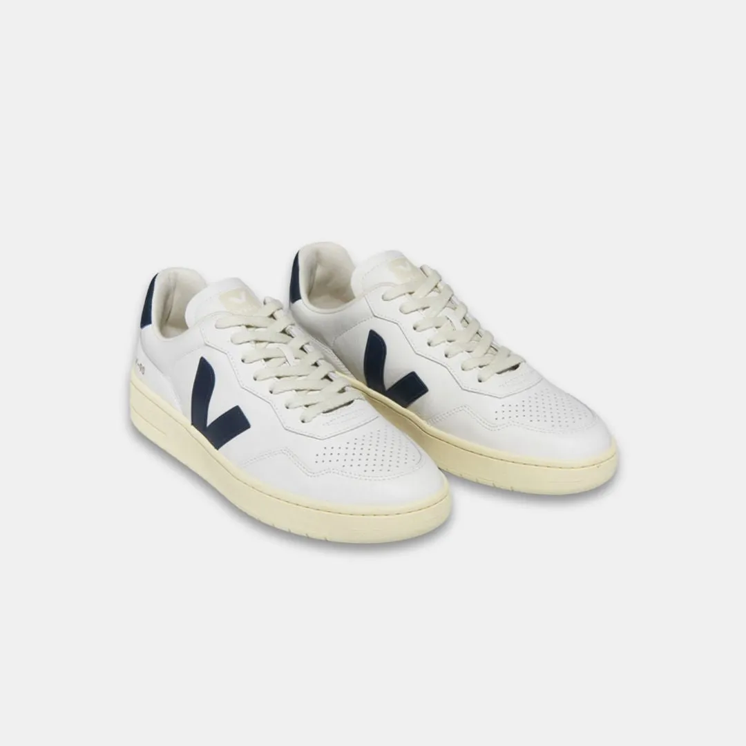 Veja Women's V-90 Leather Extra White Nautico